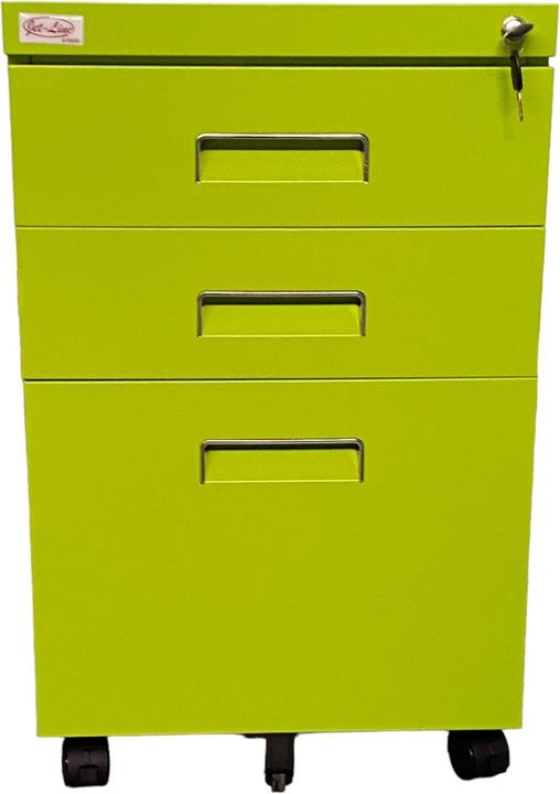 Produktbild Jet-Line Rollcontainer PAUL grün Rollschrank Bürocontainer knock-down