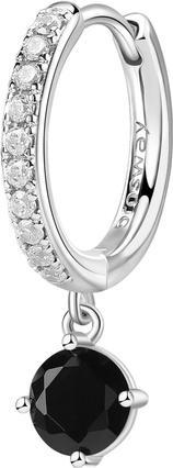 Produktbild Brosway Fancy Mystery Black FMB86 Circle Single Earring (Silber)