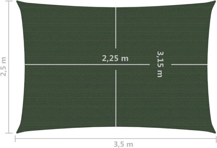 Produktbild VidaXL Sonnensegel (250 x 350 cm)