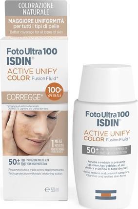 Produktbild Isdin FotoUltra 100 Active Unify Color Fusion Fluid Face Sunscreen SPF50 50ml (Sonnencreme Gesicht, SPF 50+, 50 ml)