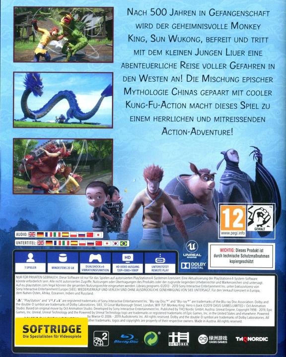 Immagine prodotto THQ Monkey King: Hero is Back (PS4, Multilingue)