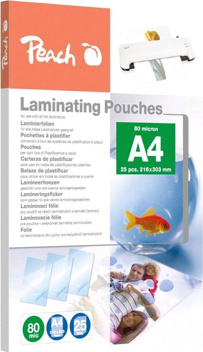 Produktbild Peach Ppr080-02 (A4, 25 Stück, 80 µm)