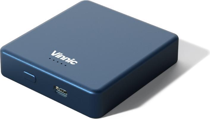 Produktbild Vinnic MANA Magnetic Wireless Powerbank 8.000mAh, blue (8000 mAh, 20 W, 30.80 Wh)