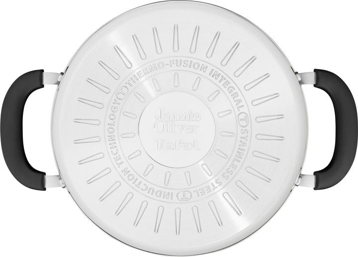 Immagine prodotto Tefal Jamie Oliver by Home Cook Pannenset - 3-Delige - Kookset - RVS (24 cm, Pentola, Acciaio inossidabile)