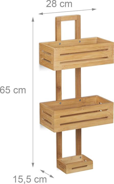 Produktbild Relaxdays Bambus (28 x 15.5 x 65 cm)