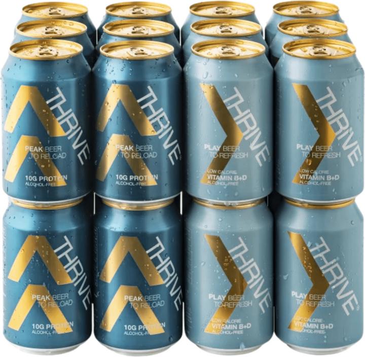 Thrive Variety Pack Peak & Play (24 x 33 cl)