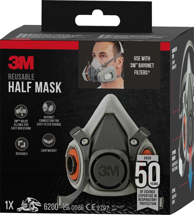 Image du produit 3M Protection respiratoire Demi-masque (1 x)