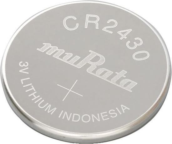 Actual product image Murata Lithium button cell (5 pcs., CR2430, 300 mAh)