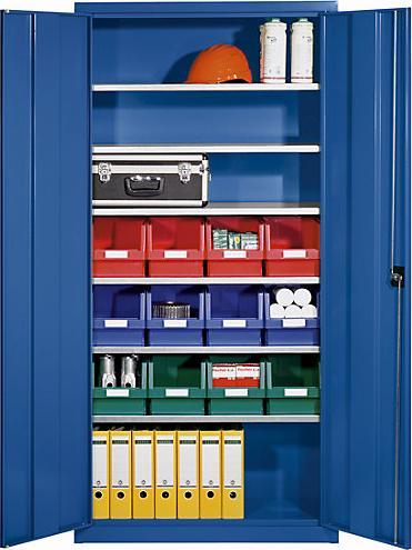 Immagine prodotto eurokraft pro Armadio magazzino in lamiera d'acciaio (95 cm, 195 cm)