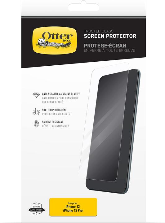 Image du produit OtterBox Trusted Glass (1 pièce(s), Realme 12 Pro+, Apple iPhone 12)