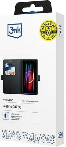 Produktbild 3MK Wallet Case Realme C67 5G czarny/black (Realme C67 4G)