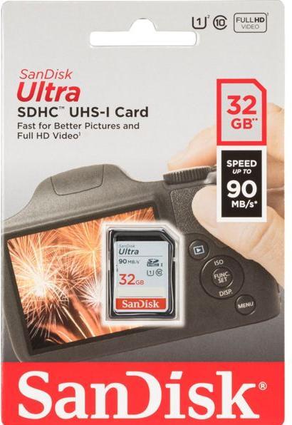 Produktbild SanDisk Ultra U1 (32 GB, SDHC, U1, UHS-I)