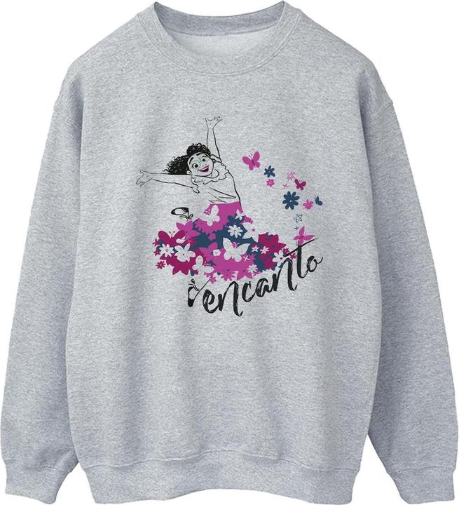 Actual product image Disney Womens/Ladies Encanto Mirabel Flower Sweatshirt (S)