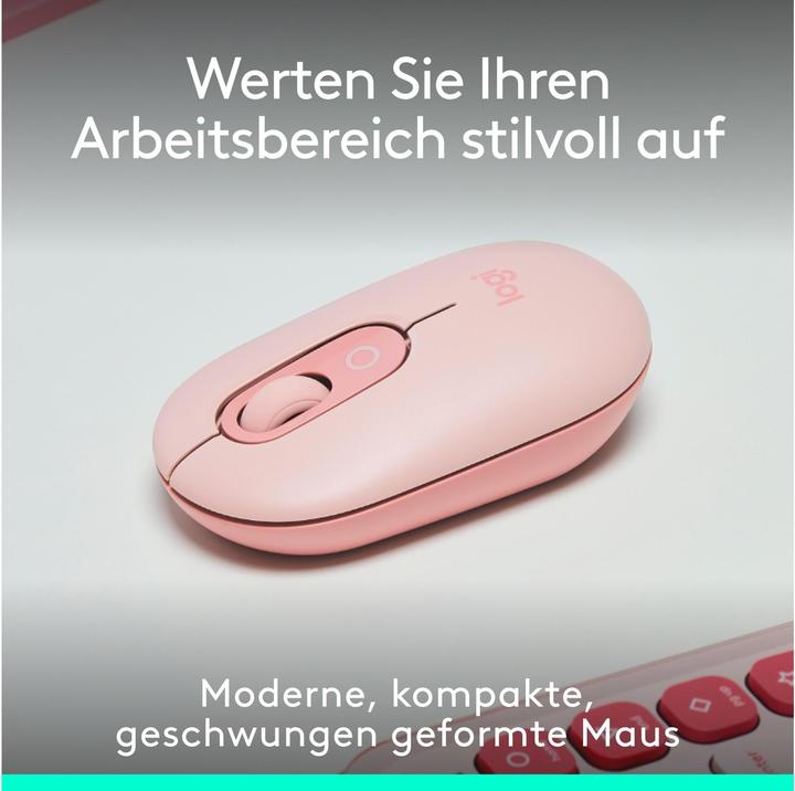Produktbild Logitech POP Mouse mit personalisierbarem Emoji (Kabellos)