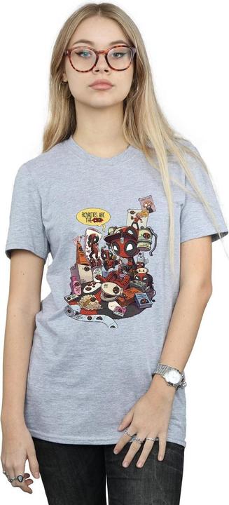 Immagine prodotto Deadpool Merchandise Royalties Maglietta Ampia Donna (XL)