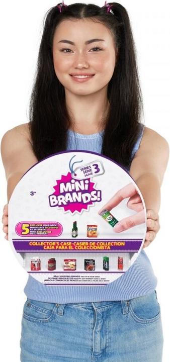 Actual product image 5 Surprise Foodie Foodie Mini Brands Series 2 collector's case