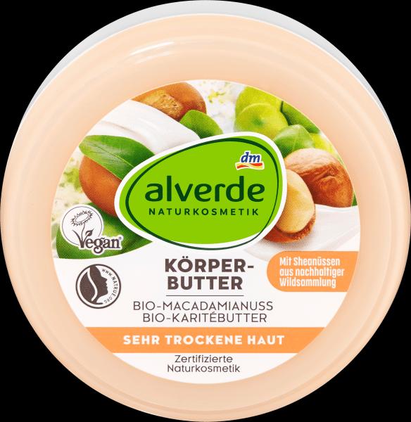 dm alverde Burro per il corpo (Burro corpo, 200 ml)