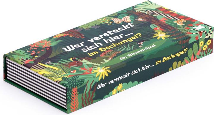 Actual product image 441586 - Who is hiding here in the jungle? - Card game, 1+ players, ages 5+ (DE edition) (German)