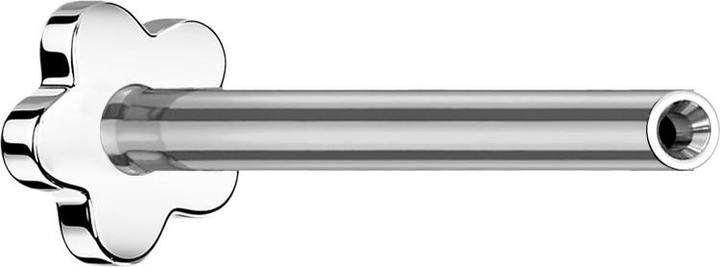 Produktbild Star Piercing Micro Threadless Labret-Stab Blume silber (ohne Messing, Titan G23)