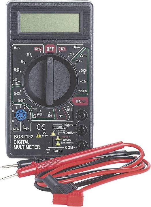 Actual product image HP Autozubehör Hand-held multimeter digital CAT II 500 V (CAT II 500V)
