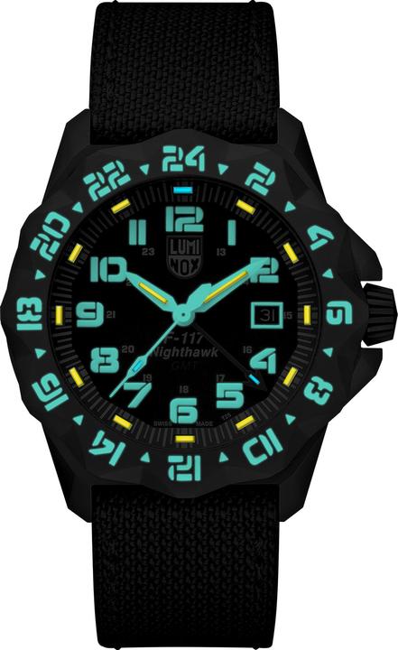 Produktbild Luminox F-117 Nighthawk 6400 Series (Analoguhr, Taucheruhr, Swiss Made, 44 mm)