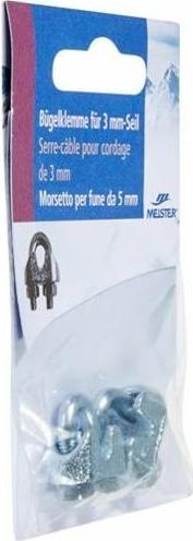 Produktbild Meister Drahtseilklemme für 3mm Seil (0.00 m)