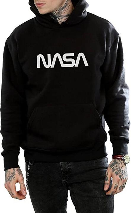Image du produit Nasa Hommes Modern Logo Cotton Hoodie (XXL)