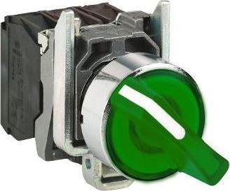 Actual product image Schneider Electric Ill Selector switch 3P Green 1NO/1NC 23V