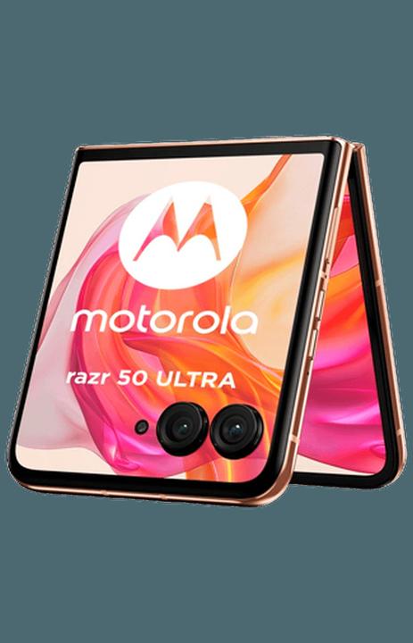 Actual product image Motorola Razr 50 Ultra (512 GB, Peach Fuzz, 6.90", SIM + eSIM, 50 Mpx)
