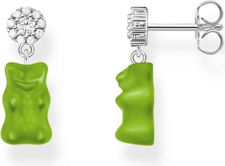 Immagine prodotto Thomas Sabo Ohrstecker mit grünen Goldbären Silber (Argento 925)