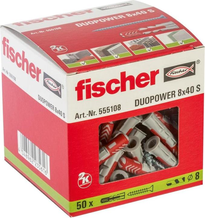 Actual product image Fischer 90943 Oesenschr GS 8X80 NV (50 pcs.)