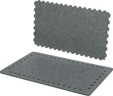 Actual product image Trixie Kattenmand Huis Lene Vilt Grijs - 54X30X35 Cm (Cat)