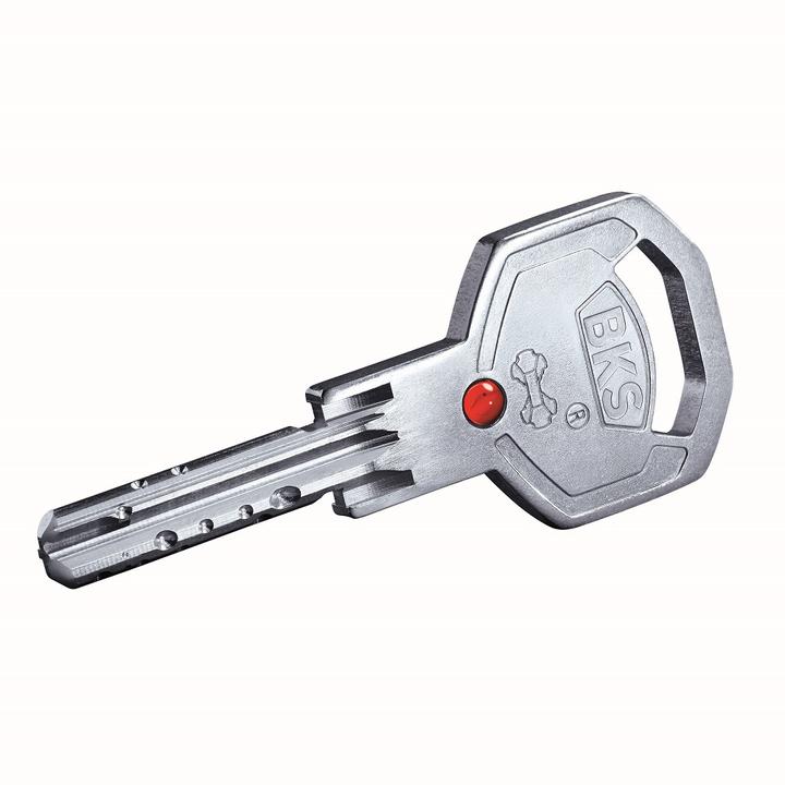 Produktbild BKS Janus Profilzylinder 4612 N+G, 31-31 mm, mit 5 Schl. u. Si-Karte (Profilzylinder)