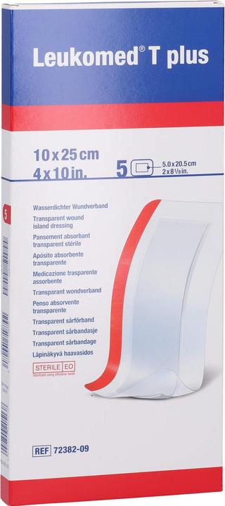 Produktbild BSN T plus transparenter Wundverband 10x25cm mit Wundauflage (5 x)