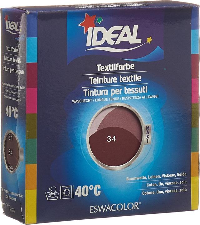 Actual product image Ideal / Eswacolor Textile dye (34 Washing cycles, Liquid, Powder)