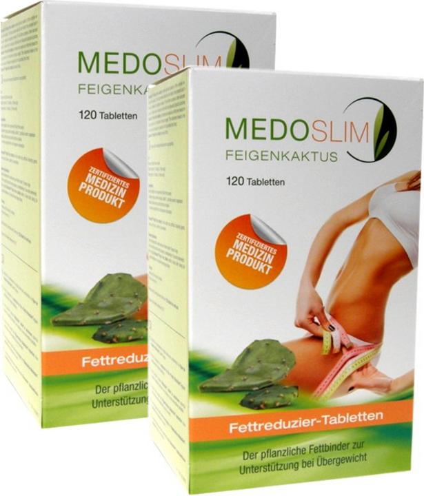 Produktbild Medoslim Feigenkaktus Fettbinder pflanzlich (240 Stück, Tabletten, 333 g)