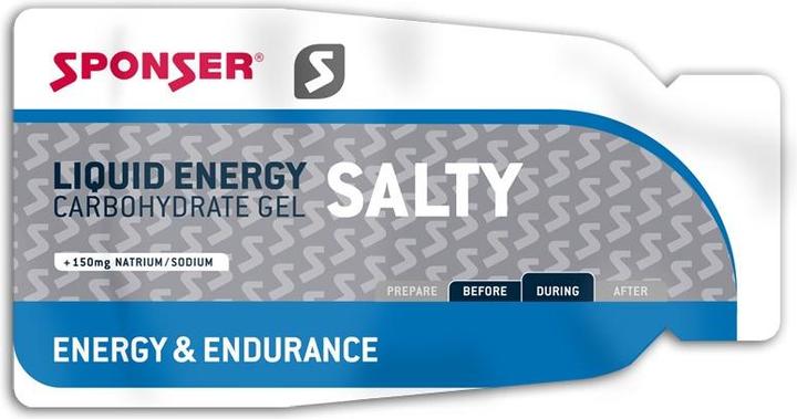 Actual product image Sponser Liquid Energy Salty (Salty, 40 pcs., 1400 g)