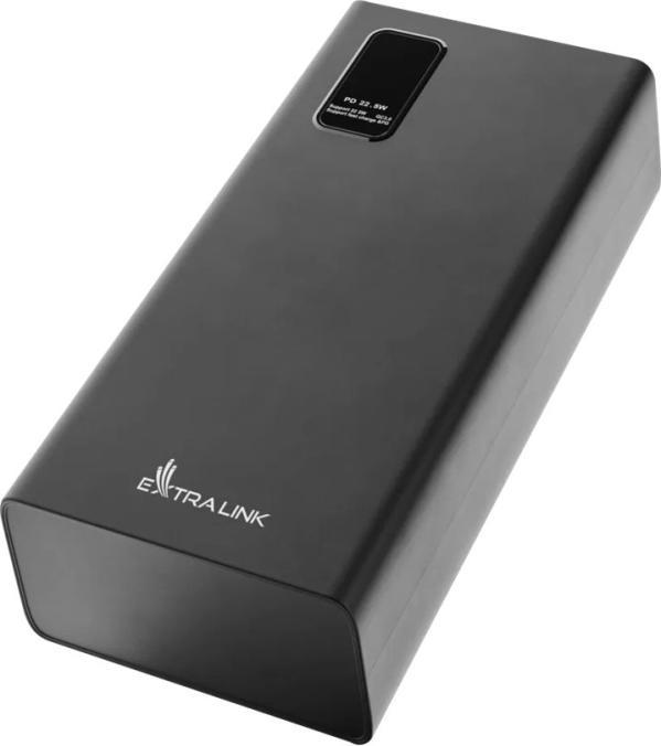 Actual product image Extralink EX.19515 power bank Lithium Polymer (LiPo) Black (30000 mAh, 22.50 W, 111 Wh)