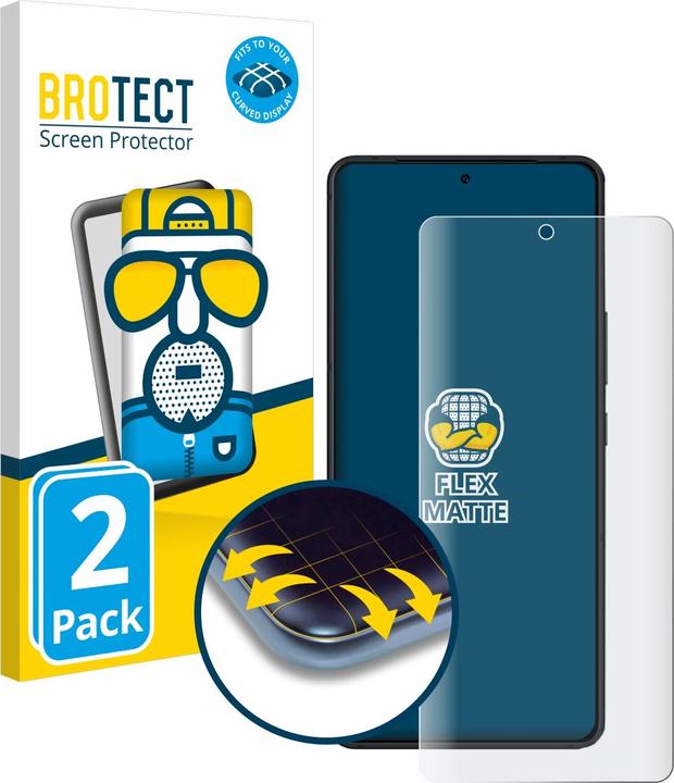 Actual product image BROTECT Full Cover Matte Screen Protector (2 Piece, Asus ROG Phone 8 Pro)