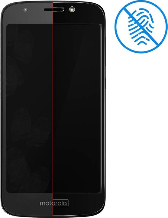 Actual product image Avizar bulletproof glass, glass protective film, protective glass (1 Piece, Motorola Moto E5 Play)