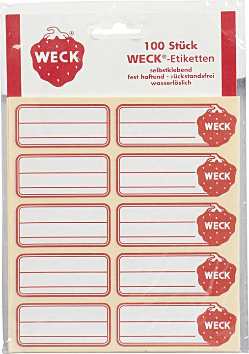 Produktbild Weck Selbstklebeetiketten
