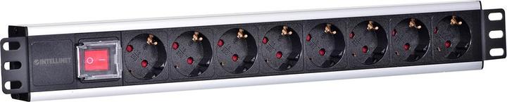 Produktbild Intellinet 8-fach 48,30cm (19") Steckdosenleiste (8 x, 3 m)