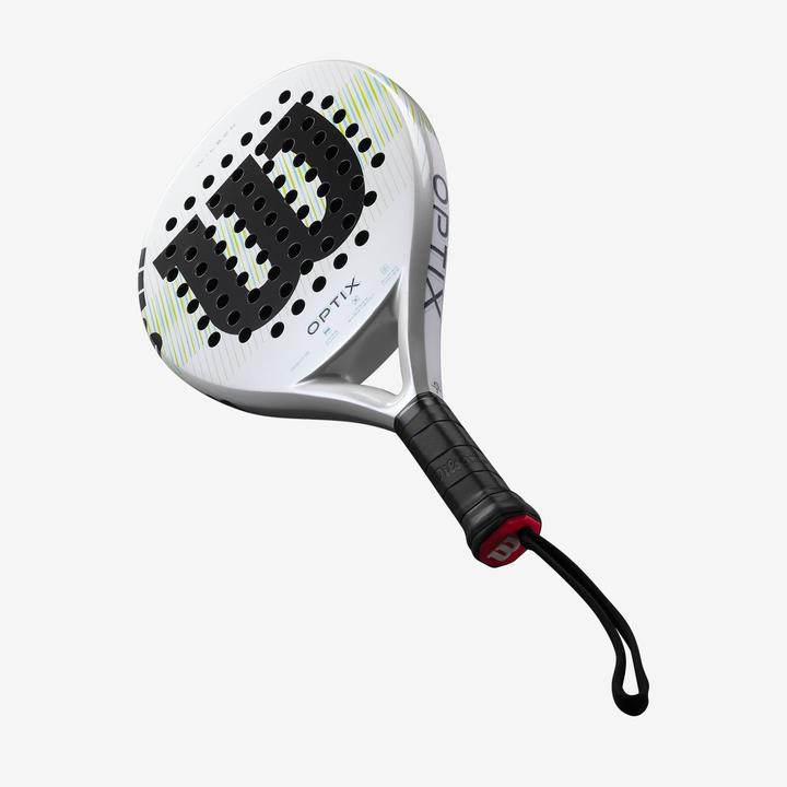 Actual product image Wilson Padelracket Optix V1 Weiss, Zielgruppe: Erwachsene, Kinder