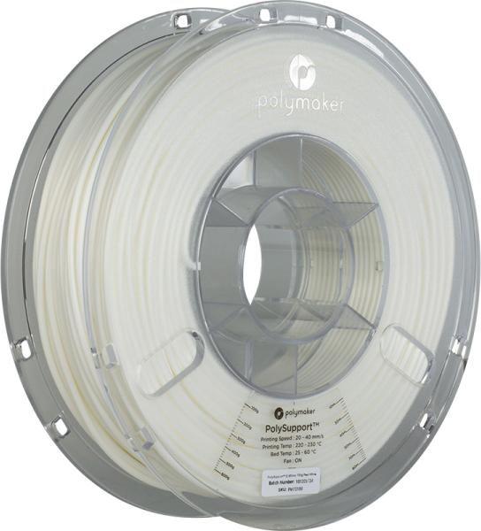 Image du produit Polymaker 70189 - Filament - Polysupport Peel off - blanc - 750 g (PolySupport, 2.85 mm, 750 g, Blanc)