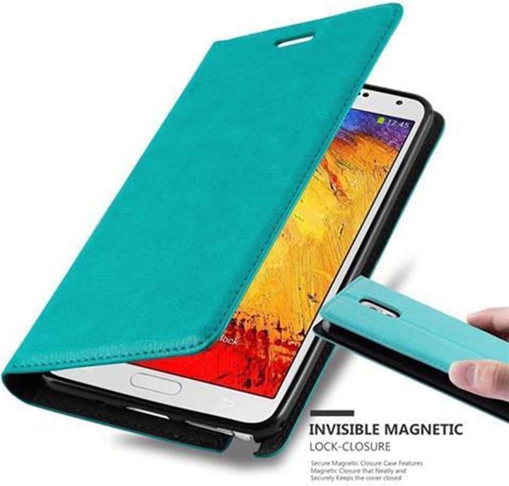 Actual product image Cadorabo Book Invisible Magnet Cover (Samsung Galaxy Note 3)