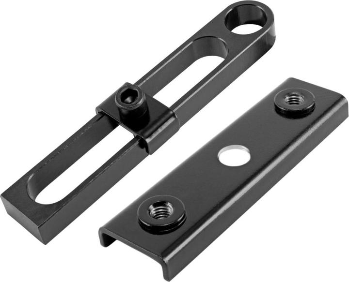 Actual product image Stahlwerk Variable stop with mounting magnet for welding tables D16 hole system (Metal)