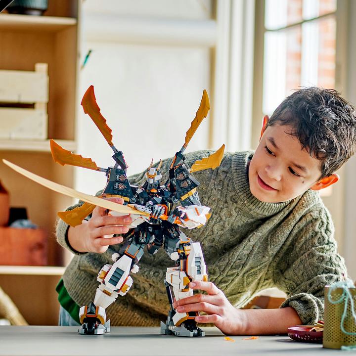 Actual product image LEGO 71821 Cole's titanium dragon mech (71821, LEGO Ninjago)