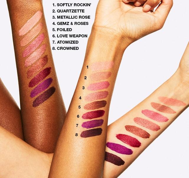 Actual product image MAC Cosmetics Retro Matte Liquid Lipcolour (Metallic Rose)