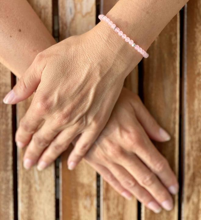 Immagine prodotto Balibay Esea (18 cm, Argento 925, Quarzo rosa, Pietra preziosa)