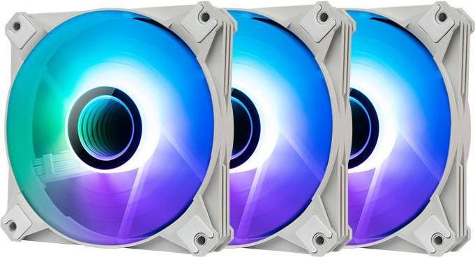 Image du produit Darkflash Tech INF8 ARGB Computer fan set 3in1 120x120 (white) (120 mm, 1 x)